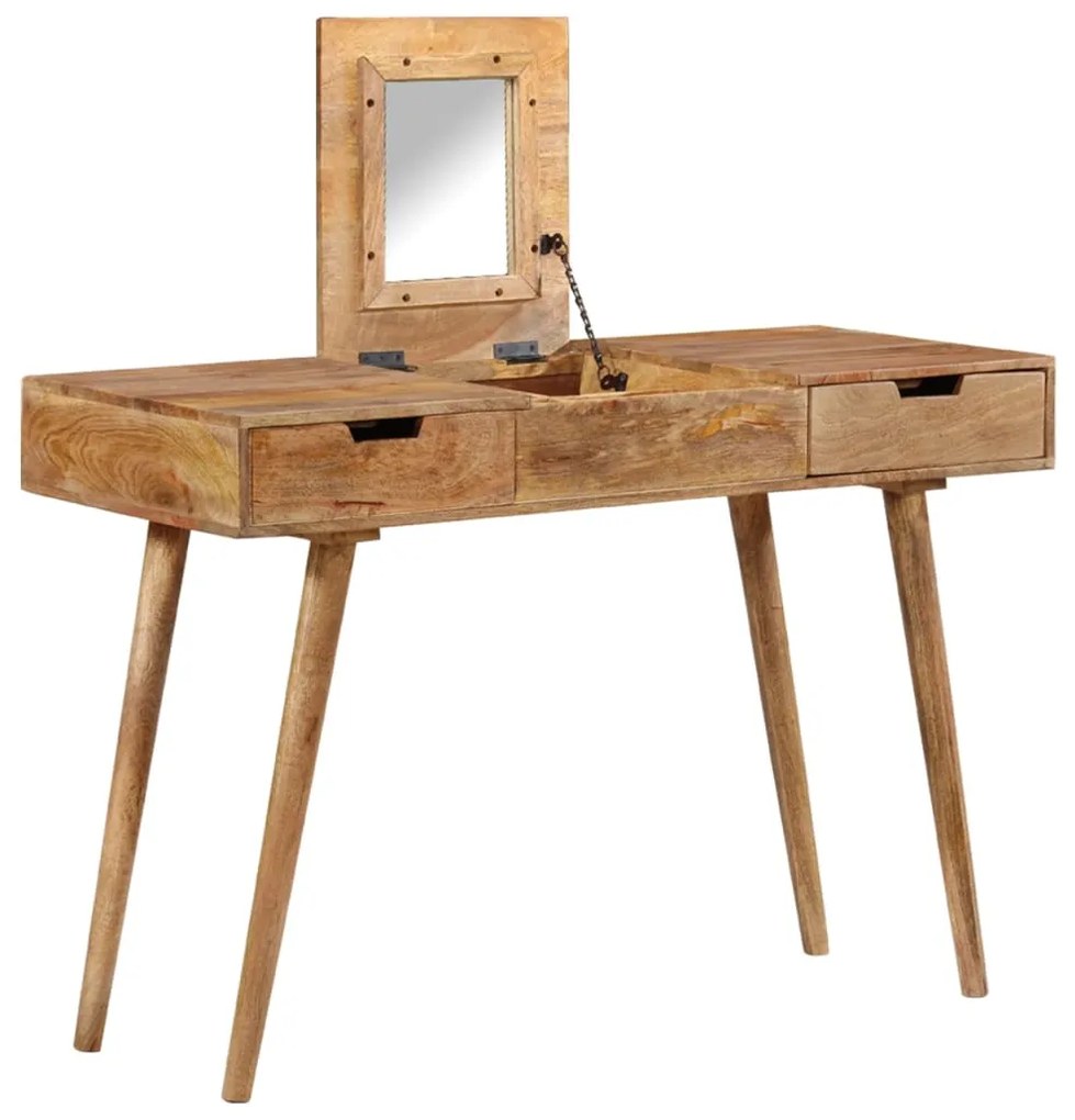 vidaXL Toucador 112x45x76 cm madeira de mangueira maciça