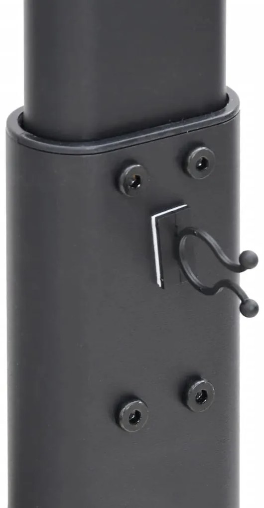 Suporte de canto para TV 32-65 polegadas c/ 3 prateleiras preto