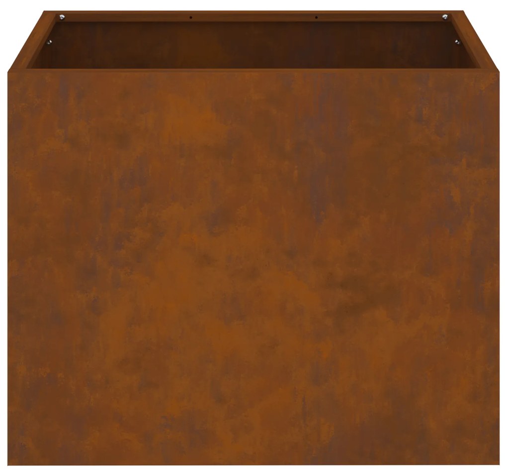 Vaso de Jardim Castanho 50 x 32 x 40 cm Aço envelhecido