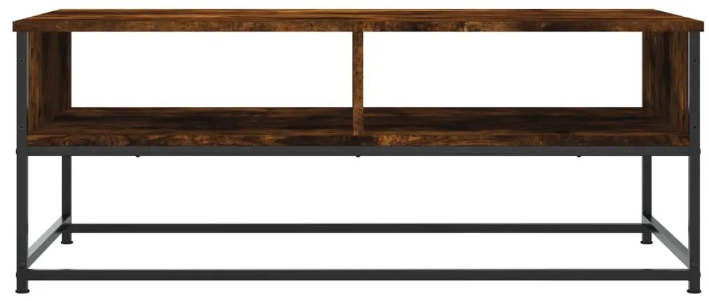 Mesa de centro 100x51x40 cm derivados madeira carvalho fumado
