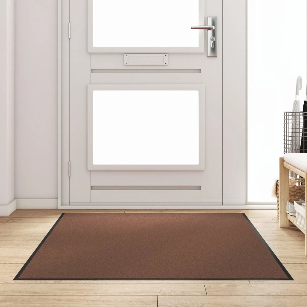 Capacho Retangular vidaXL Castanho 120x180 cm