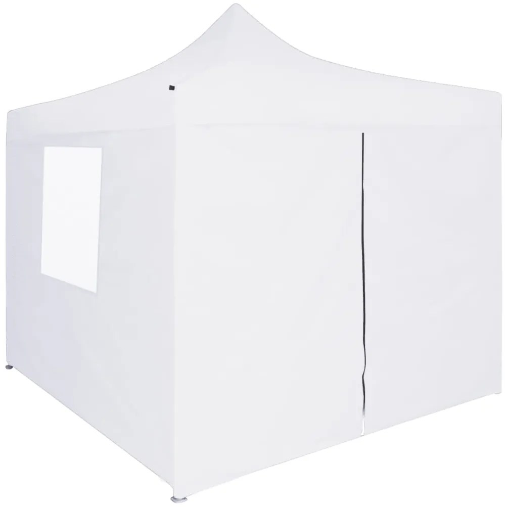 Tenda dobrável profissional festas 4 paredes 3x3m aço branco