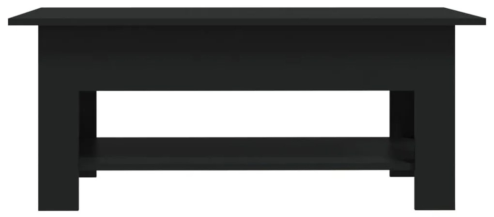 Mesa de centro 102x55x42 cm derivados de madeira preto