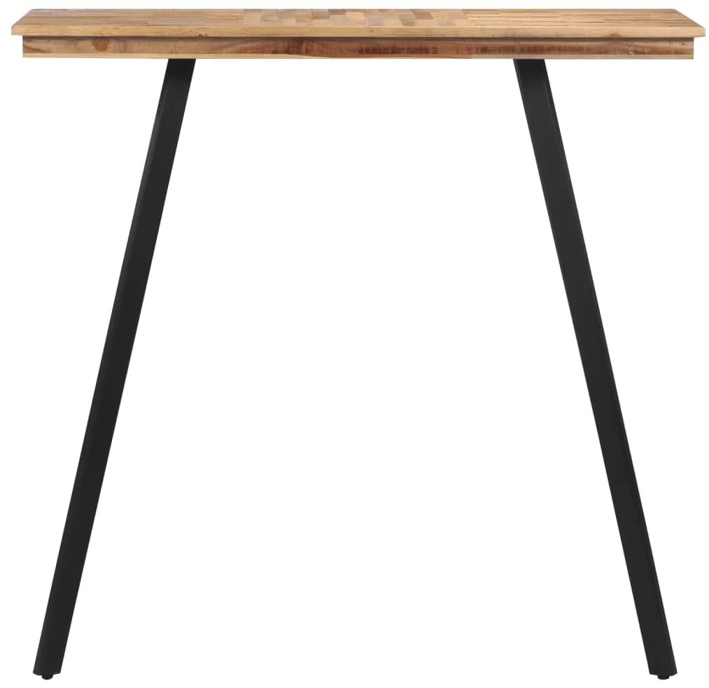 Mesa de bar 110x55x105 cm madeira de teca maciça