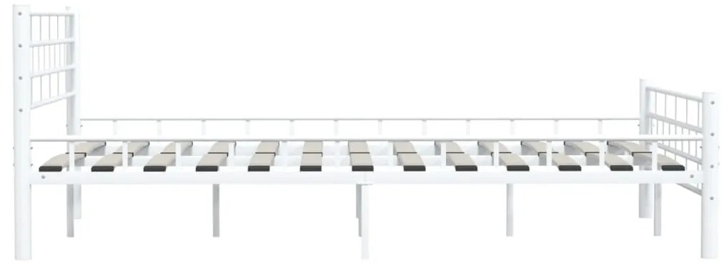 Estrutura de cama metal 140x200 cm branco