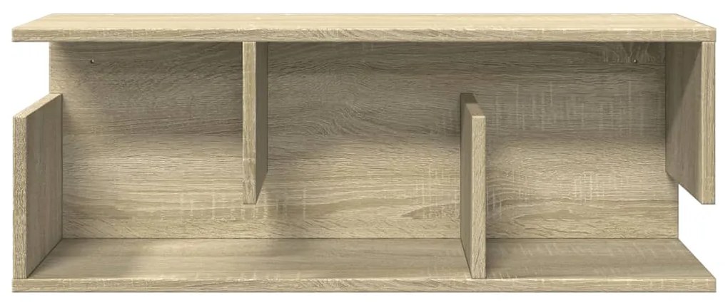 Armário de parede 80x20x30 cm derivados madeira carvalho sonoma