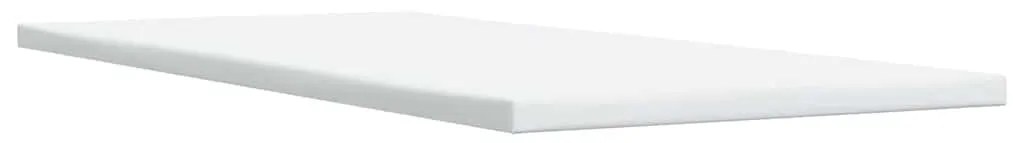Cama com molas/colchão 90x200 cm tecido castanho-escuro