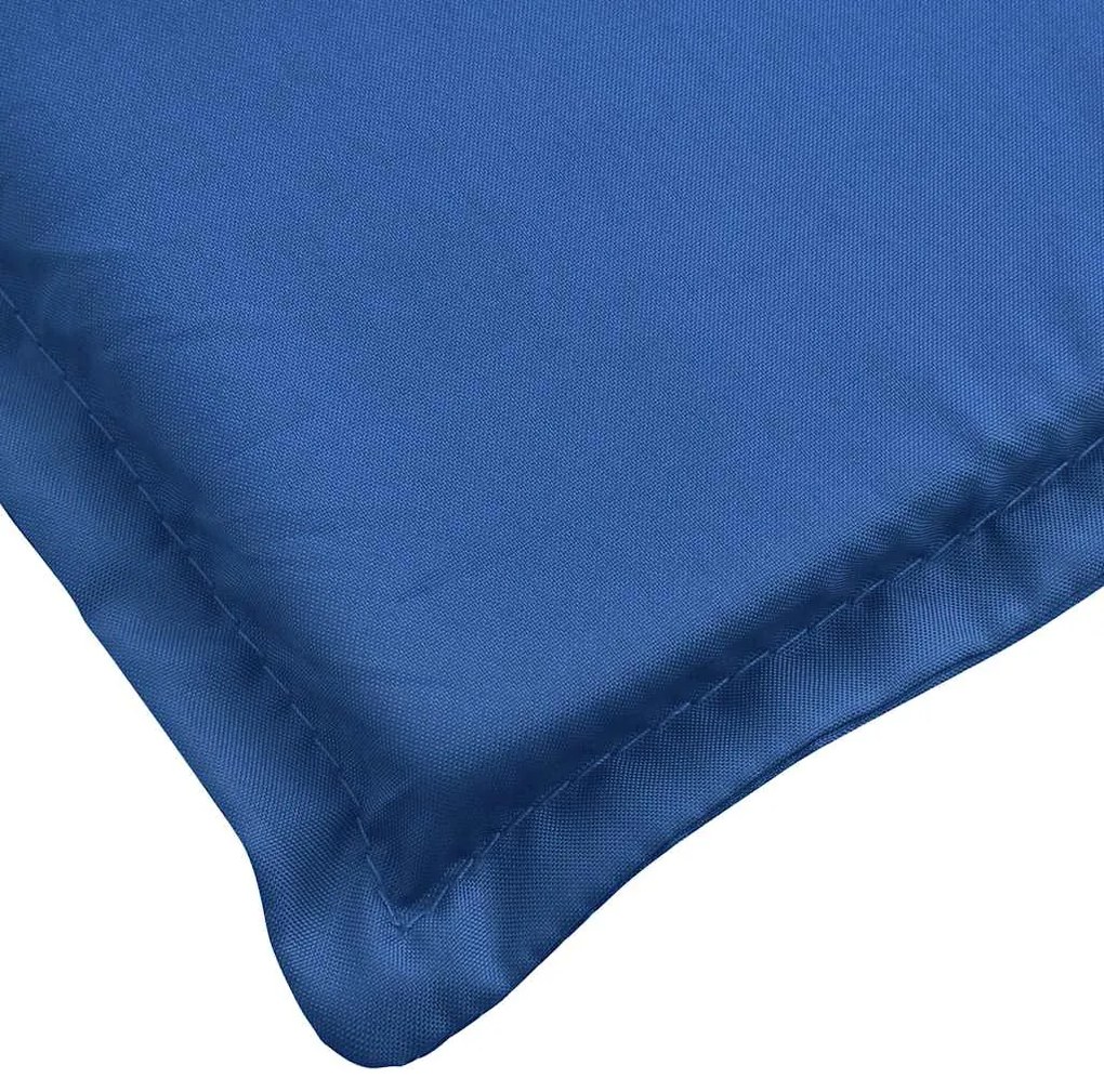 Almofadão p/ espreguiçadeira 180x60x4cm tecido oxford azul real