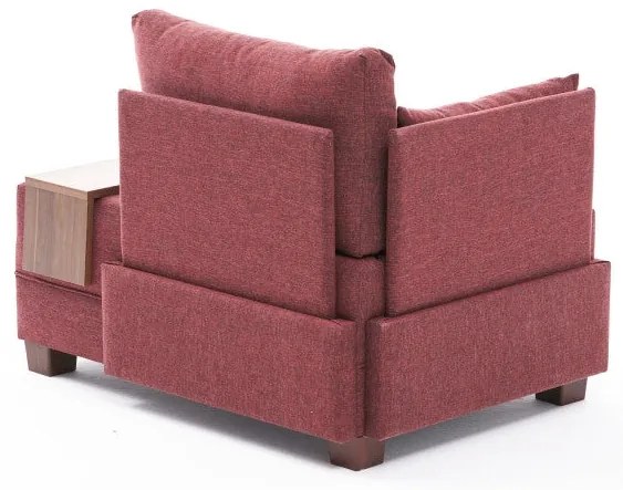 Sofá de 1 Lugar Fly – Vermelho Claret – 100x80x75 cm