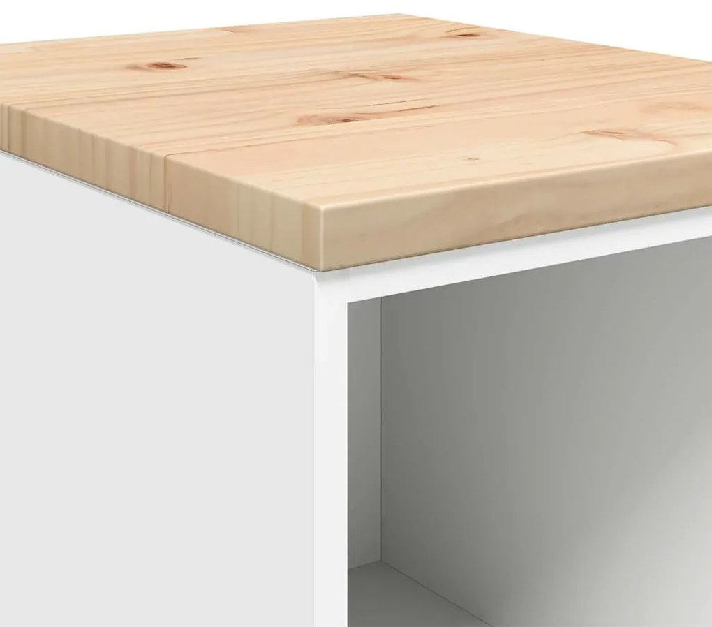 Armário de arrumação de garagem Branco 40x51x85 cm