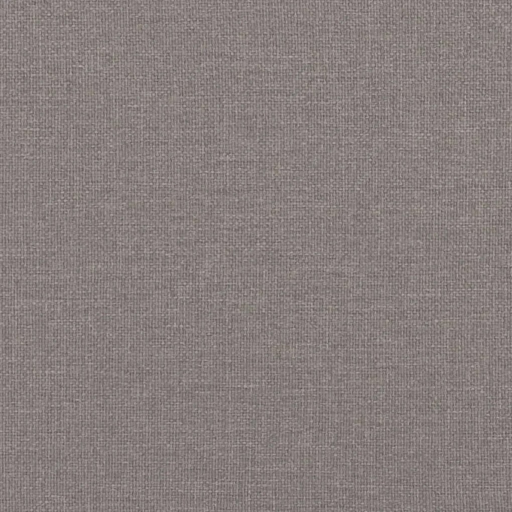 Sofá-cama 80x200 cm tecido cinzento-acastanhado