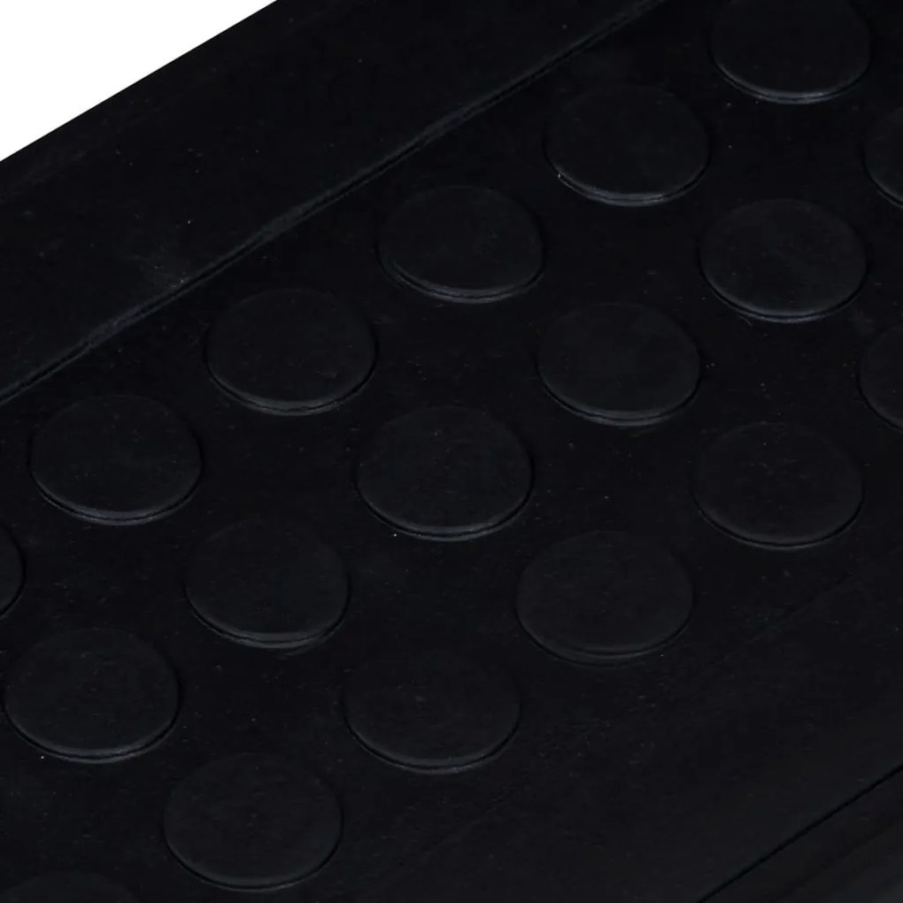Tapetes para degraus de escada 10 pcs 25x75 cm borracha