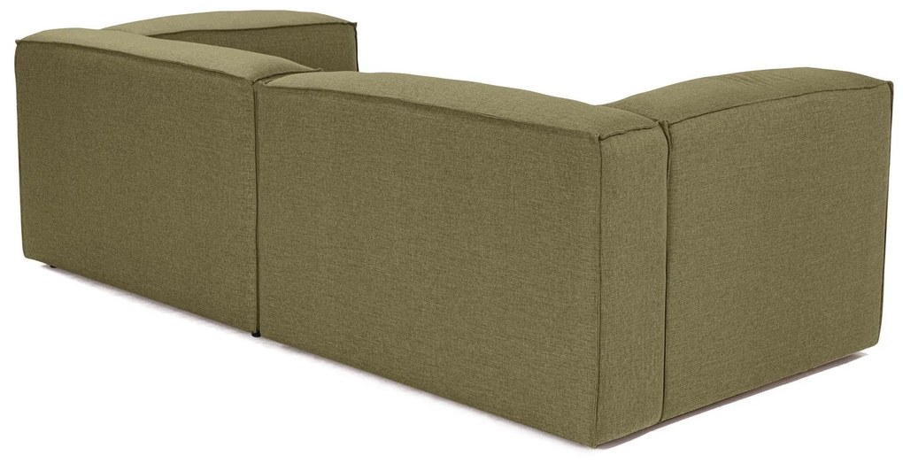 Sofá de 2 Lugares Fora – Verde – 214x66x105 cm