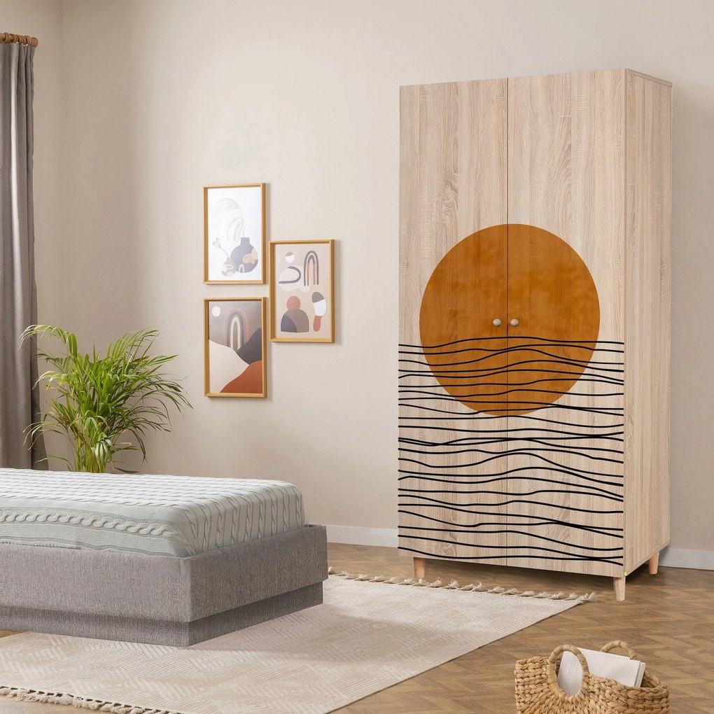 Roupeiro Lidya – Sonomo – 90x192x52 cm