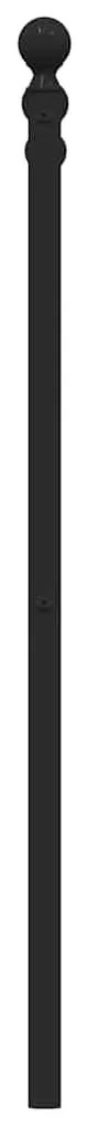 Cabeceira de cama 135 cm metal preto
