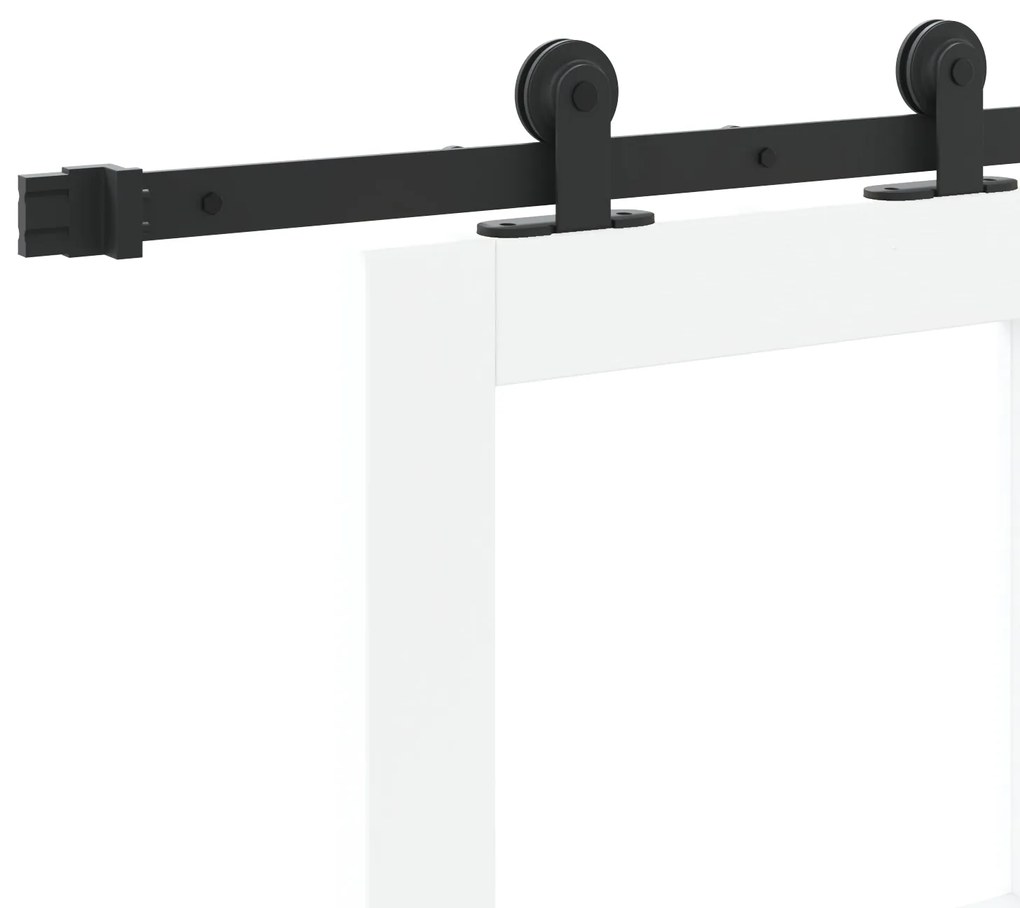Porta Deslizante vidaXL com Kit de Montagem 'ORKDAL'Madeira Sólida Bra