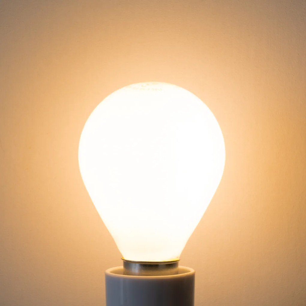Set van 5 E14 dimbare LED lampen P45 opaal 5W 470 lm 2200K