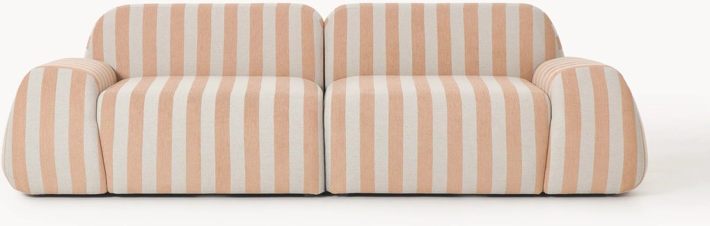 Sofá modular em teddy Wolke (3 lugares)