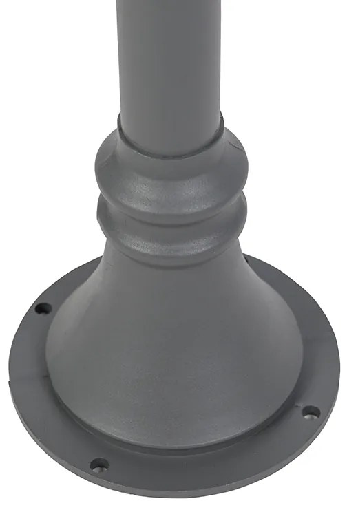 Lanterna moderna para exterior cinzento escuro 136,5 cm - Platar Moderno