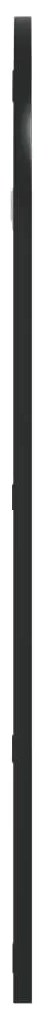 Espelho de parede arqueado 40x80 cm ferro preto