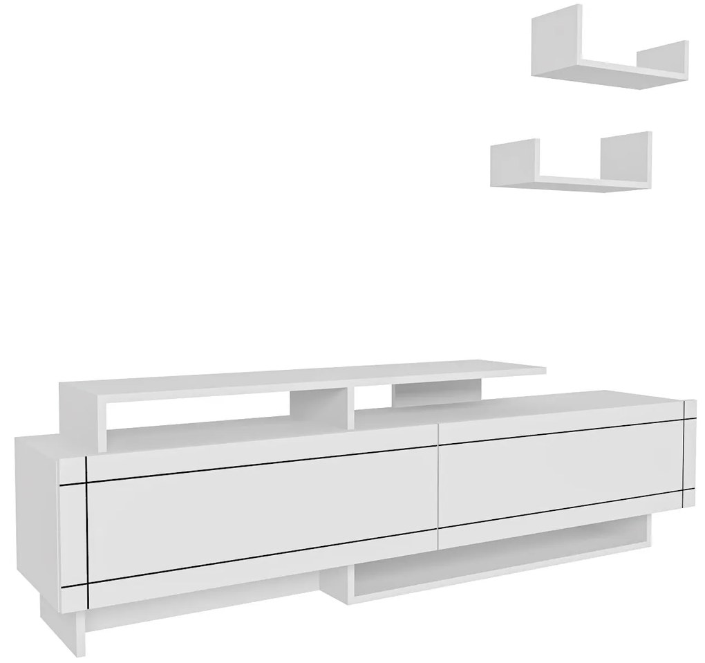 Móvel de TV Tammy – Branco – 180 cm x 54 cm x 36,8 cm