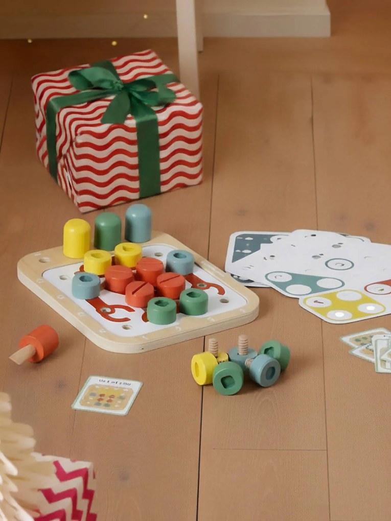 Prancha de aparafusar evolutiva, em madeira FSC® vermelho