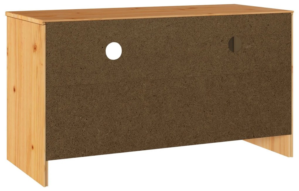 Cabide de TV vidaXL "DRAMMEN" 99x43x55 cm de Madeira Sólida de Pinheir