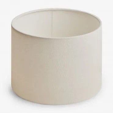 Arlina Tecido Para Abajur Branco Quebrado & Ø20 Cm - ↑15 Cm - Sklum