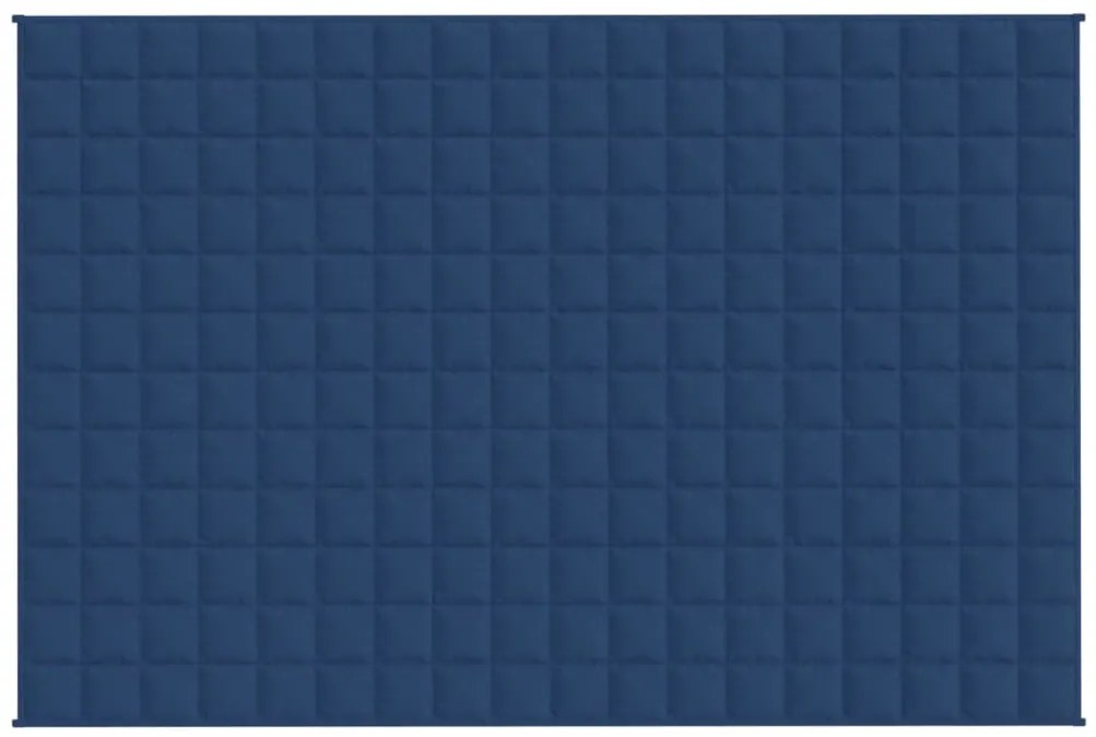 Manta pesada 5 kg 122x183 cm tecido azul