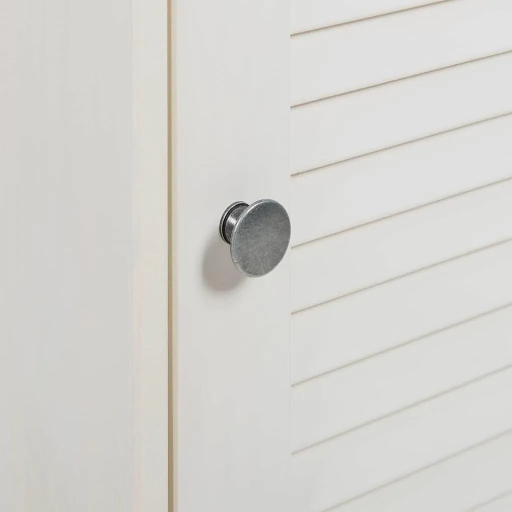 Conjunto de Móveis para Banheiro 2 pcs Marrom e Branco