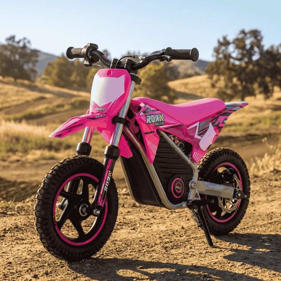 Mini moto elétrica para crianças Minicross electrica 250W 12/12"  Warrior MX-E250 Rosa
