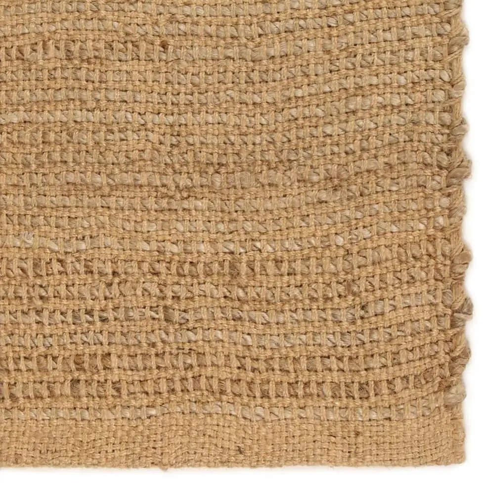 Tapete retangular natural 160x230 cm juta