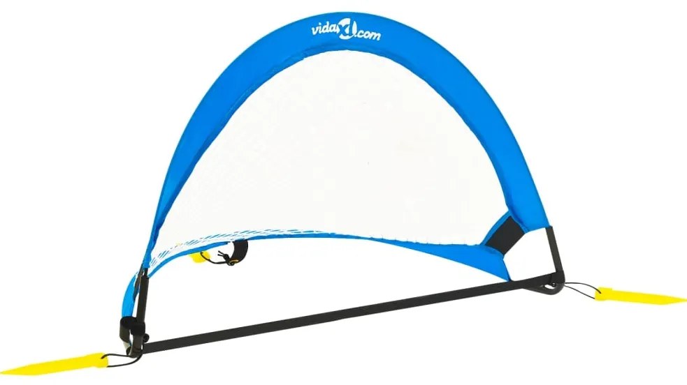 Baliza de futebol infantil 2 pcs 75,5x46x48 cm