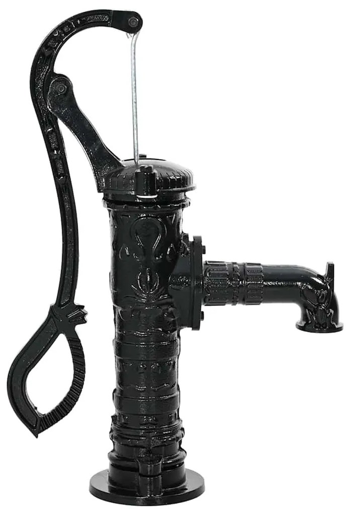 Bomba de água manual para jardim em ferro fundido
