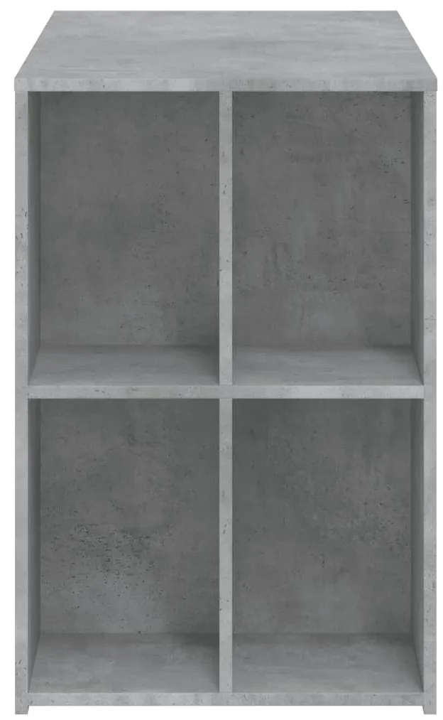 Secretária 102x50x75 cm derivados de madeira cinzento cimento