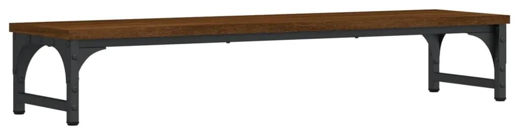 Suporte monitor 85x23x15,5 cm deriv. madeira carvalho castanho