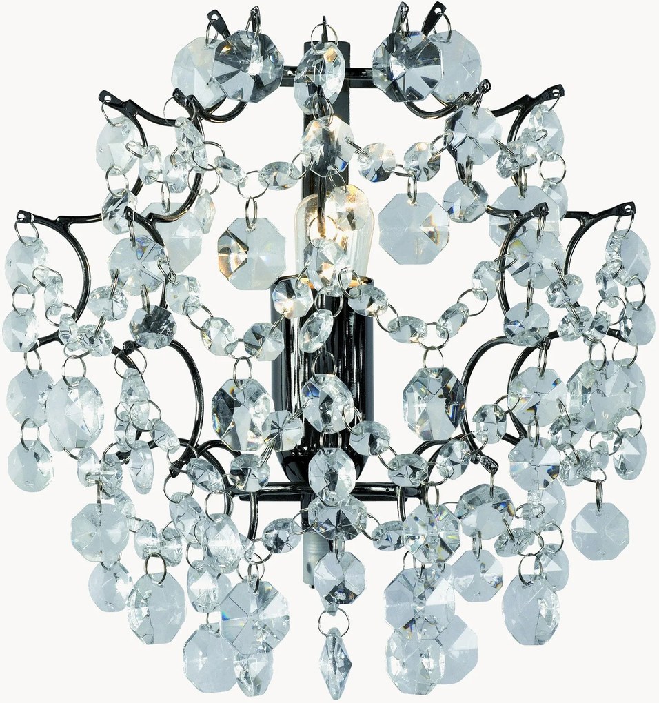 Candeeiro de parede em vidro de cristal Rosendal