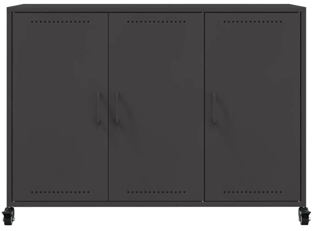 Aparador 100,5x39x72 cm aço preto