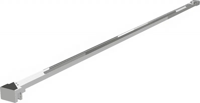 Mexen suporte reto para parede de duche 6-8 mm, cromado - 800-01-01