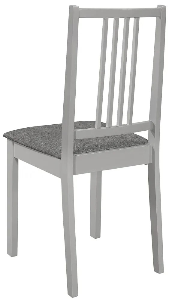 3 pcs conjunto de jantar MDF cinzento