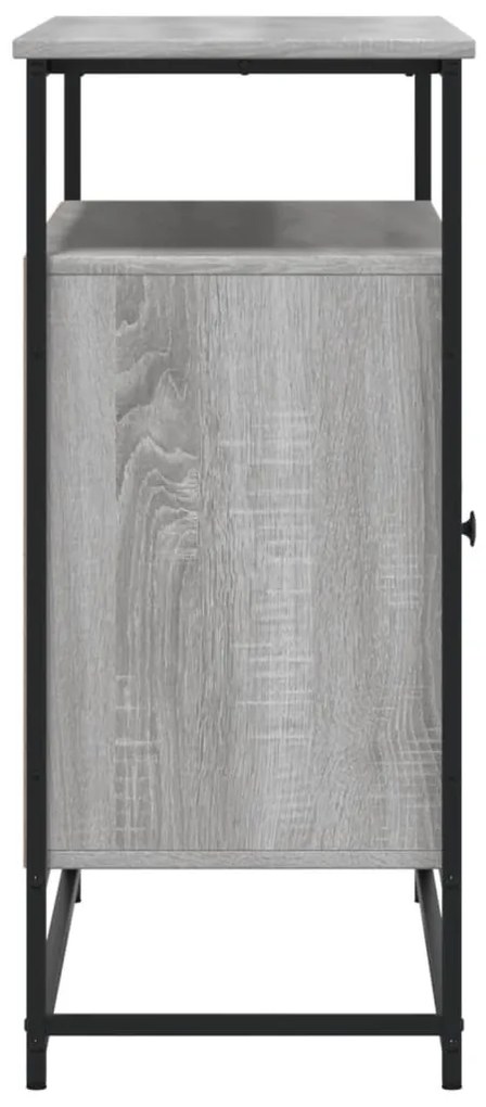 Aparador 100x35x80 cm derivados de madeira cinzento sonoma