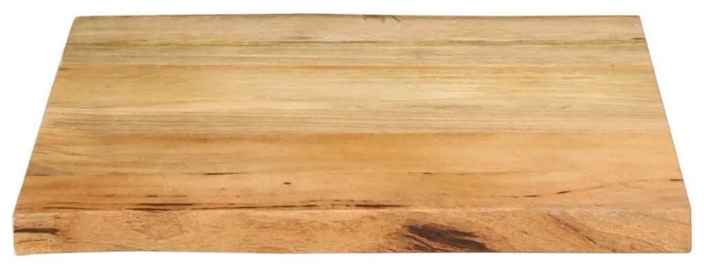 Tampo de mesa c/ borda viva 40x40x2,5 cm mangueira maciça