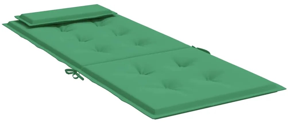 Almofadões p/ cadeira encosto alto 6 pcs tecido oxford verde