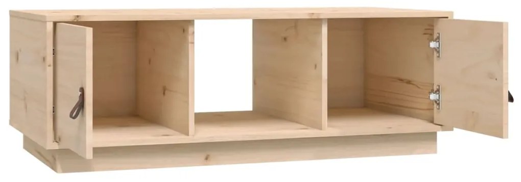 Mesa de centro 100x50x35 cm pinho maciço