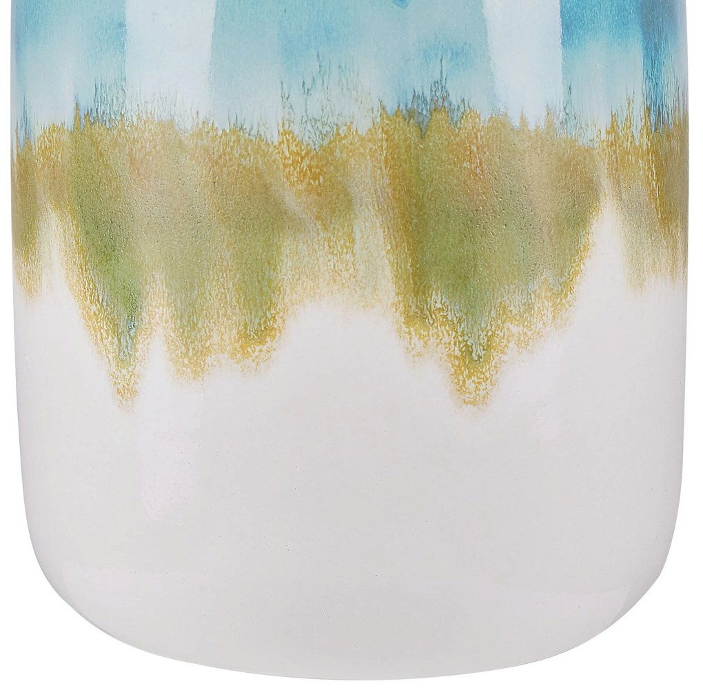 Vaso de flores multicolorido 22 cm COLOSSE Beliani