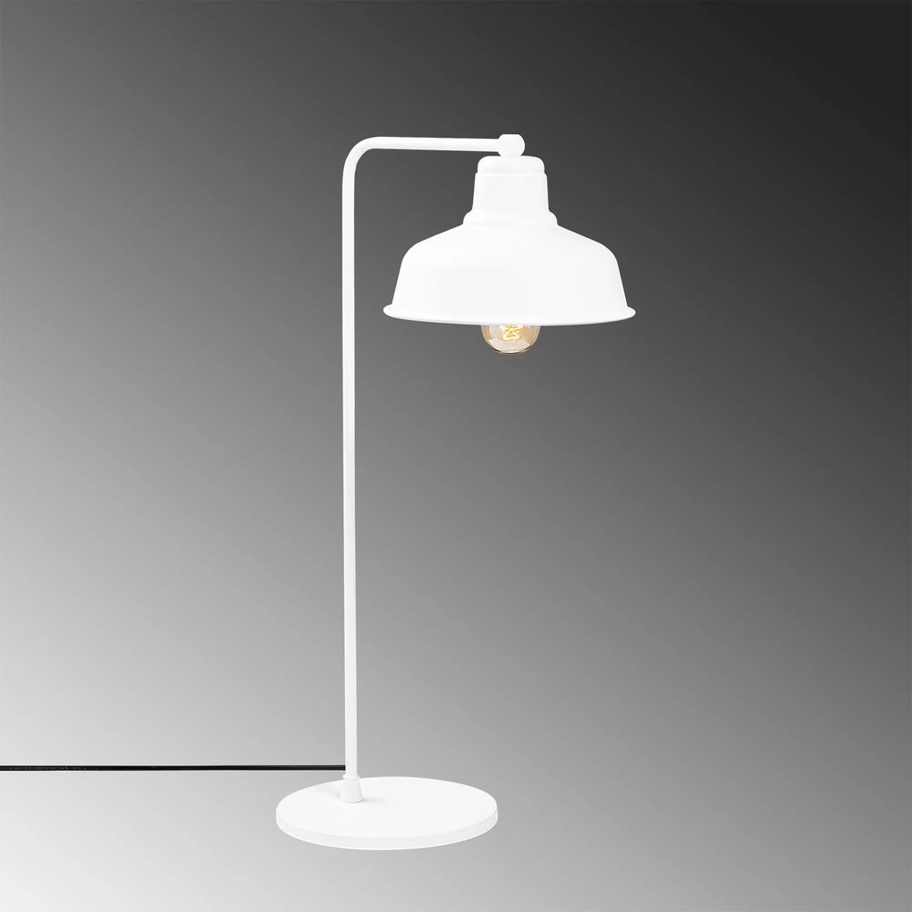 Candeeiro de Mesa Berceste – Branco – 19 x 30 cm