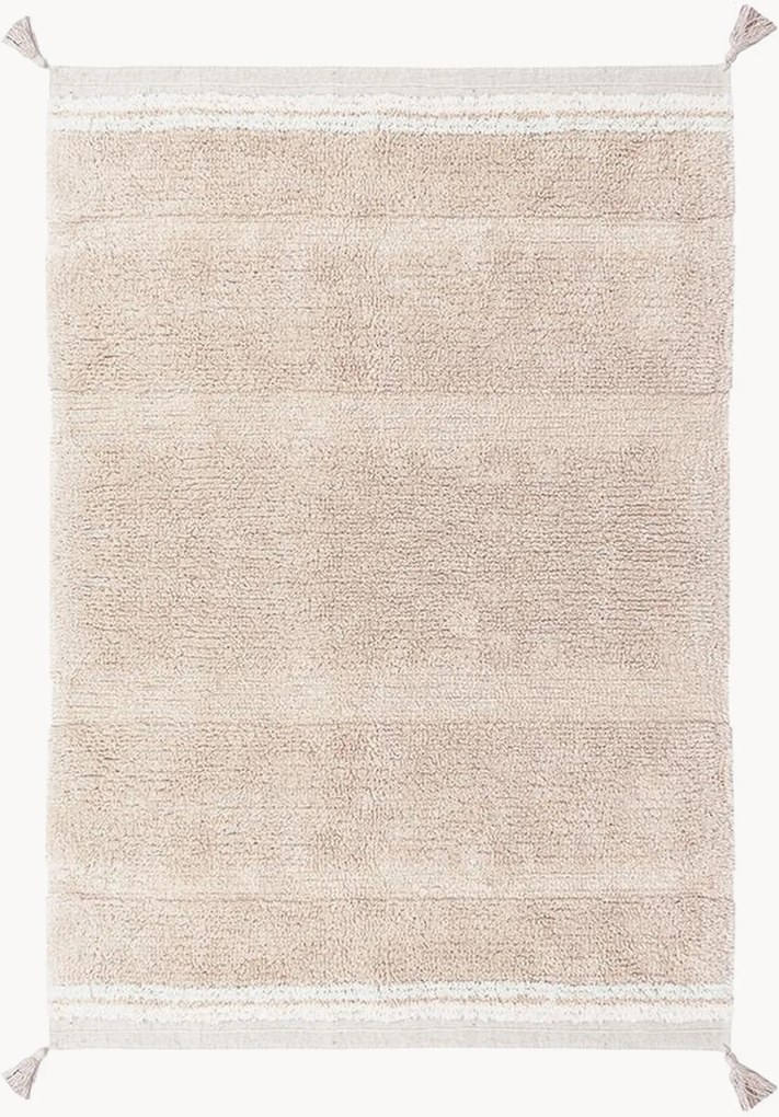 Tapete infantil lavável artesanal em algodão Bloom