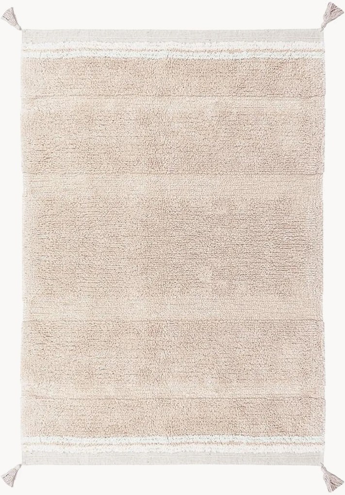 Tapete para crianças lavável em algodão artesanal Bloom