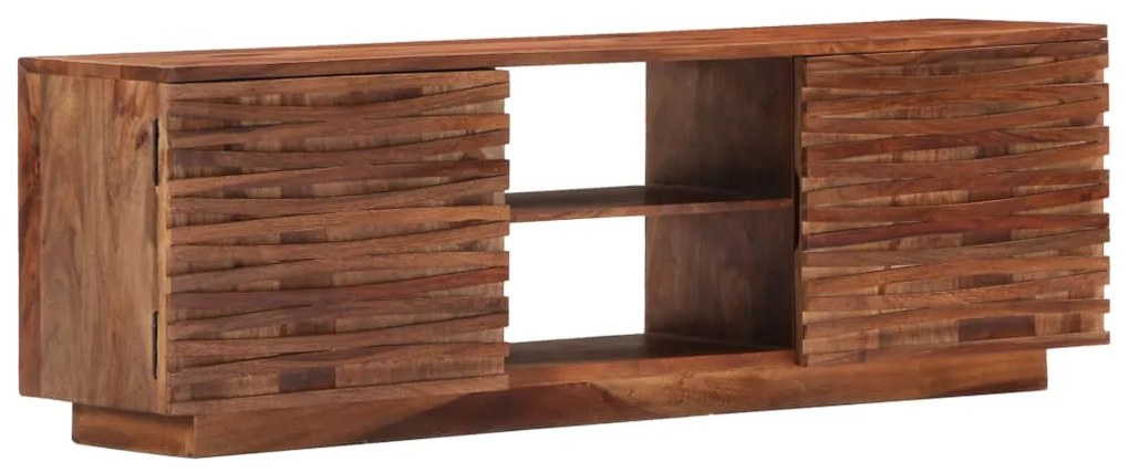 Móvel de TV 120x30x40 cm madeira de acácia maciça