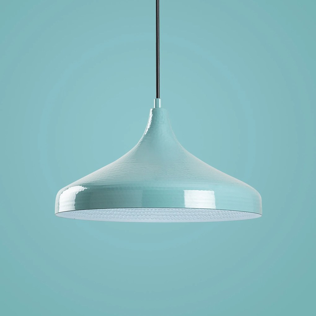 Candeeiro Chandelier Tattoo – Turquesa – Ø36 h:22 cm